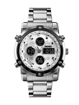 SKMEI   3   Time   Back   Light   Display   Digital   Watches   Mens   1389