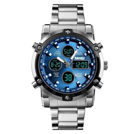 SKMEI   3   Time   Back   Light   Display   Digital   Watches   Mens   1389