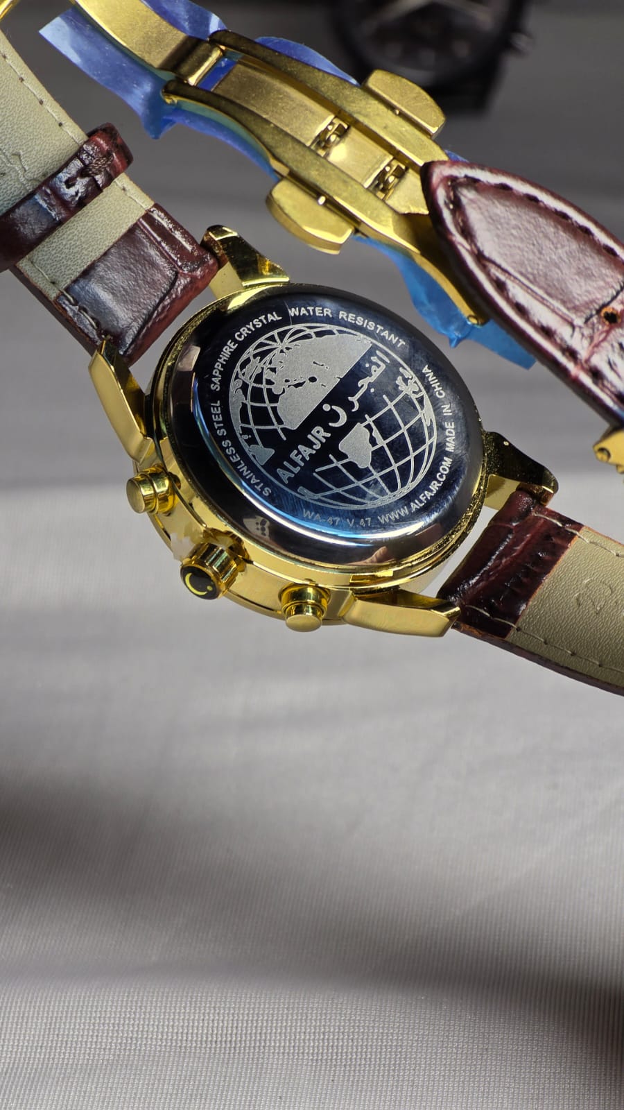Al-Fajr Classic Dual Time Analog digital wrist watch